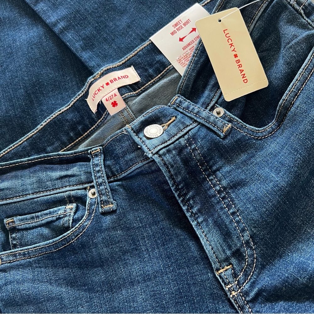 Lucky Brand Sweet Mid Bootcut Jeans Size 4/27 Ankle Hotspot NWT - Picture 11 of 11
